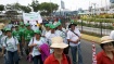 5 mil personas recibieron a los caminantes del Agua en la Plaza de Armas de Trujillo.