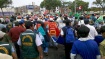 5 mil personas recibieron a los caminantes del Agua en la Plaza de Armas de Trujillo.